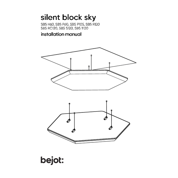 silent block sky - installation manual